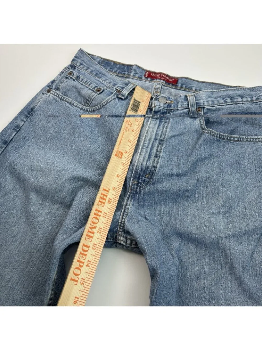 Levi's 569 Jeans Men Size 34 X 32 Blue Straight Fit Dry Goods VTG Grunge 1998